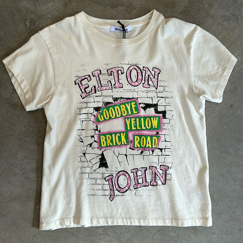 Daydreamer Elton John Goodbye Yellow Brick Road Size XS